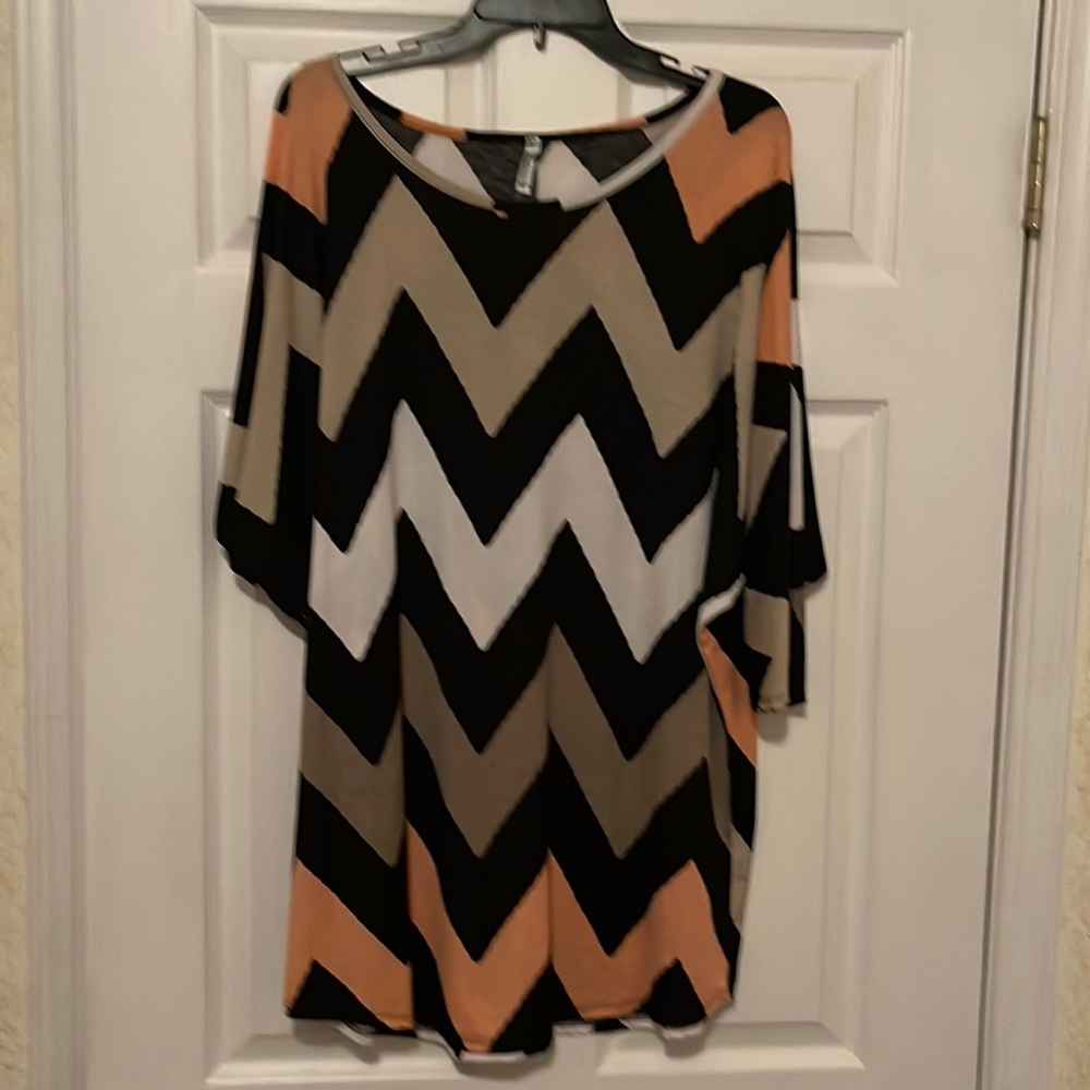 Chevron Printed Tunic